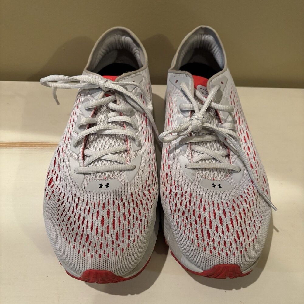 Under Armour HOVR Sonic 3 Mod Grey Aqua Foam Sneakers Men's 12 Bluetooth Running